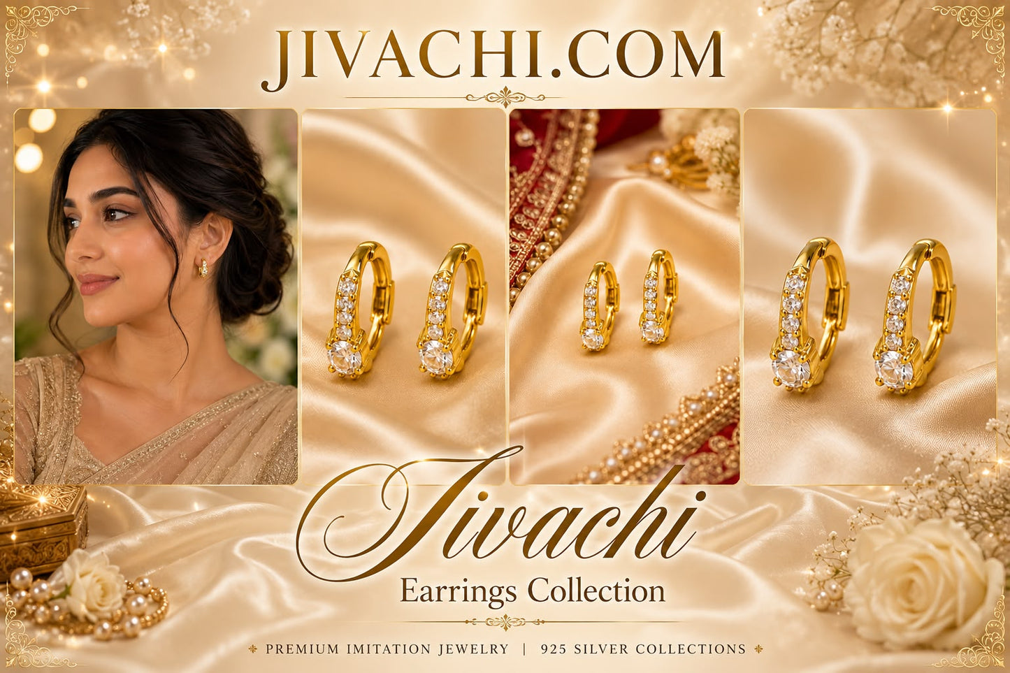 Sparkle Hoop Earrings