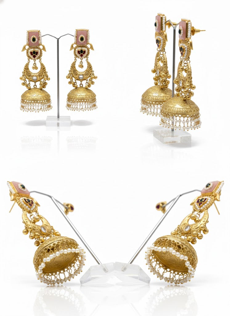 Devyani Temple Jhumkas