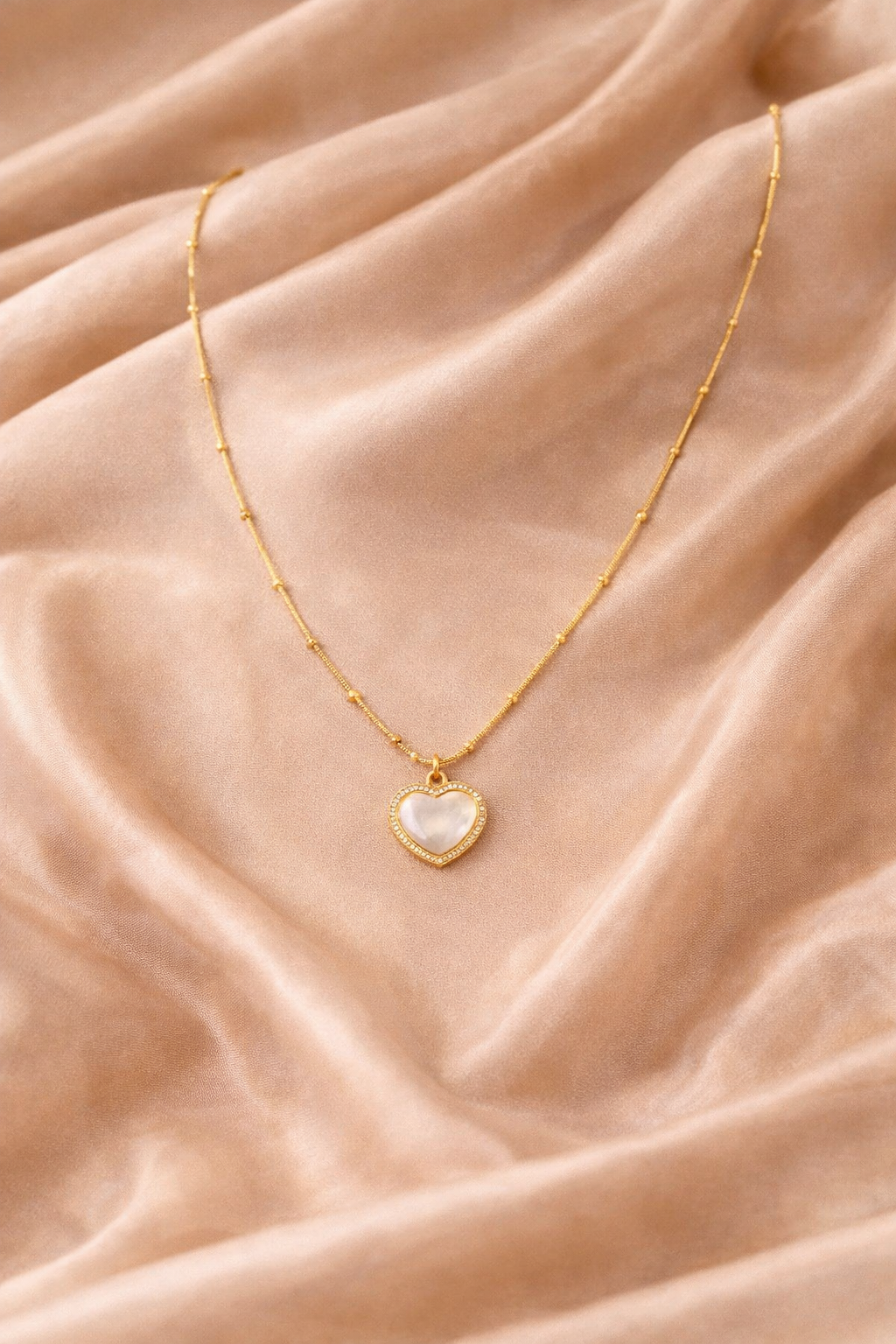 Golden Heart Chain Pendant