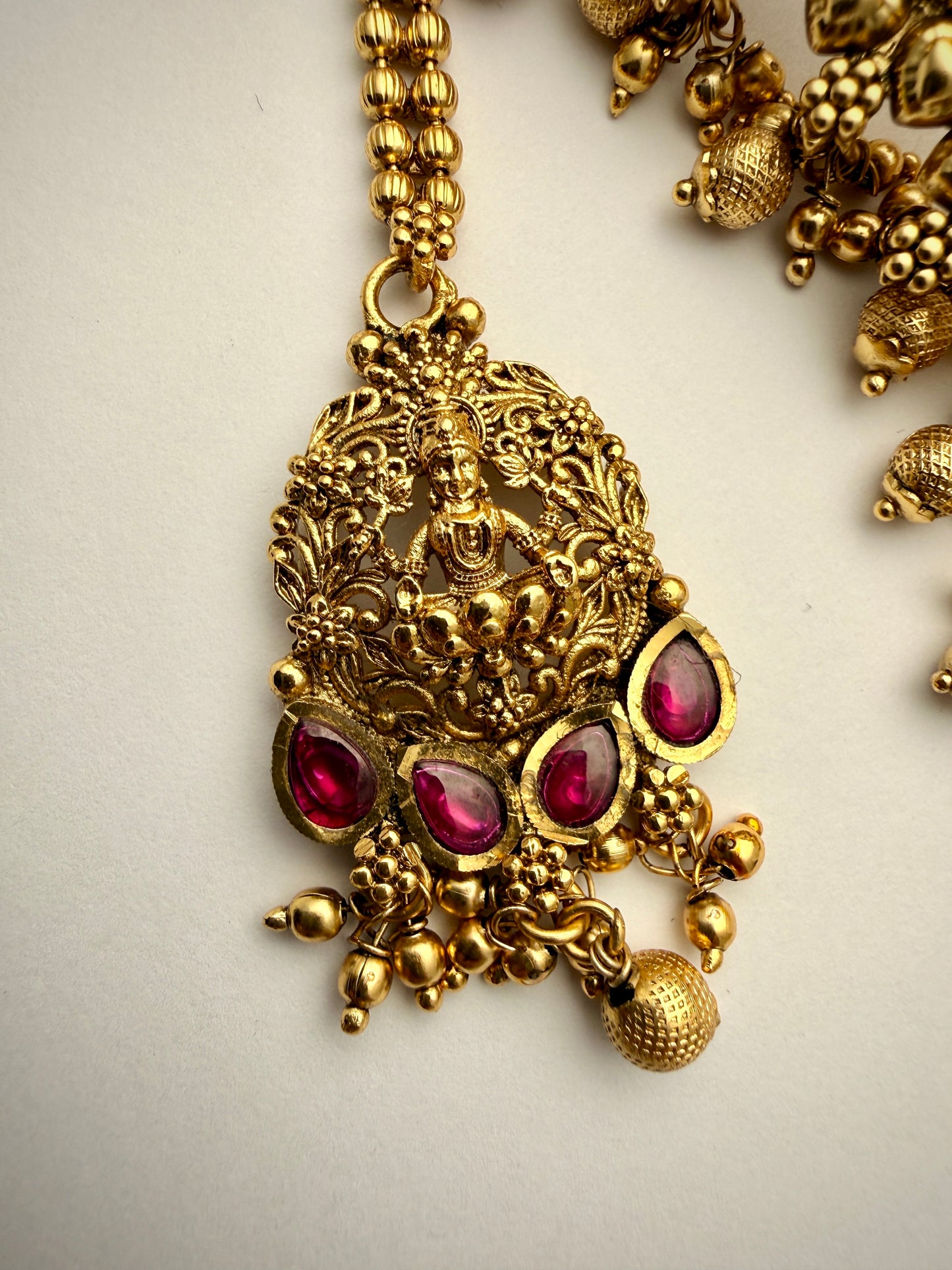 Sri Lakshmi Royale Temple Bridal Necklace Set