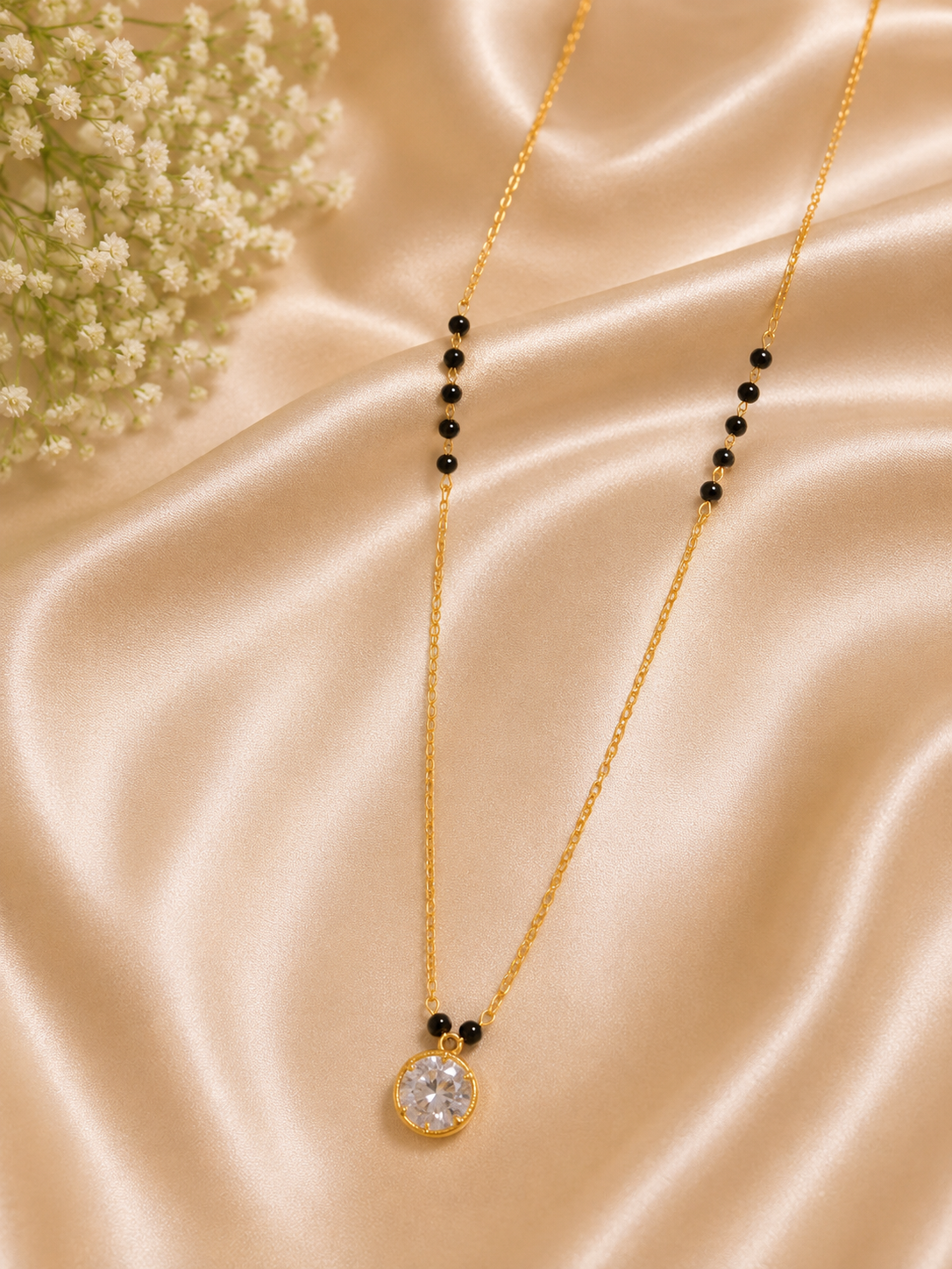Celeste Solitaire Mangalsutra