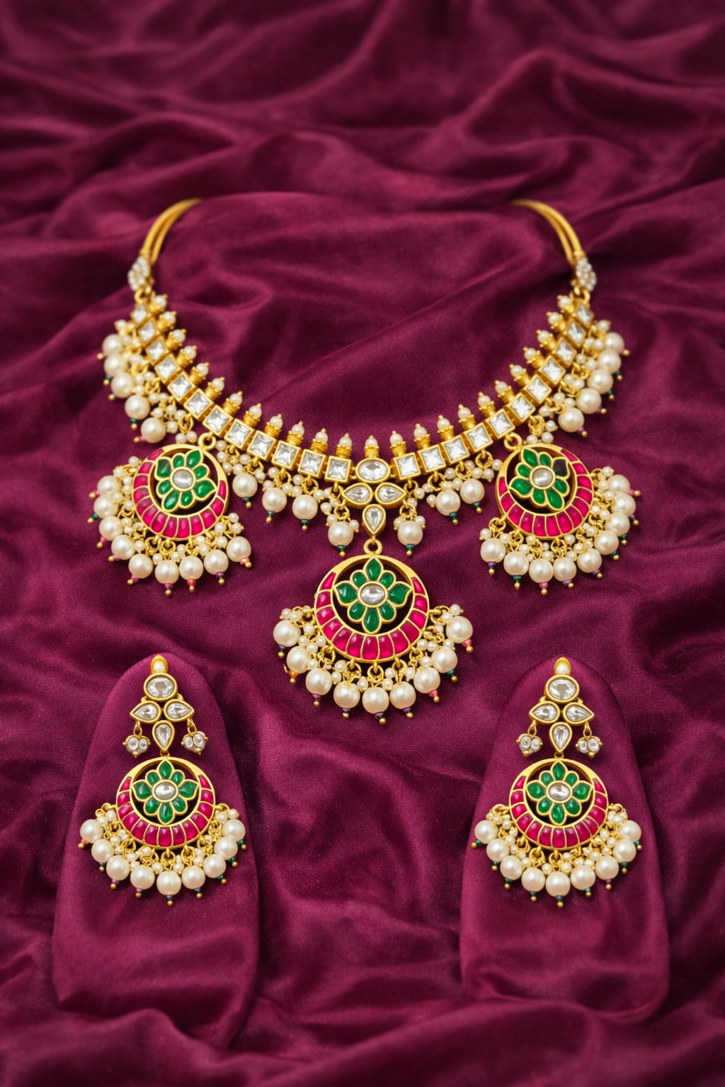 Paachi Kundan Heritage Necklace Set
