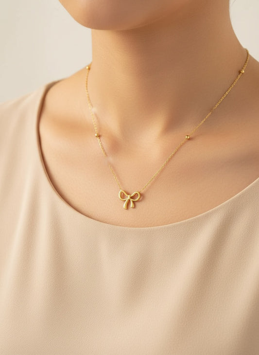 Bow Necklace