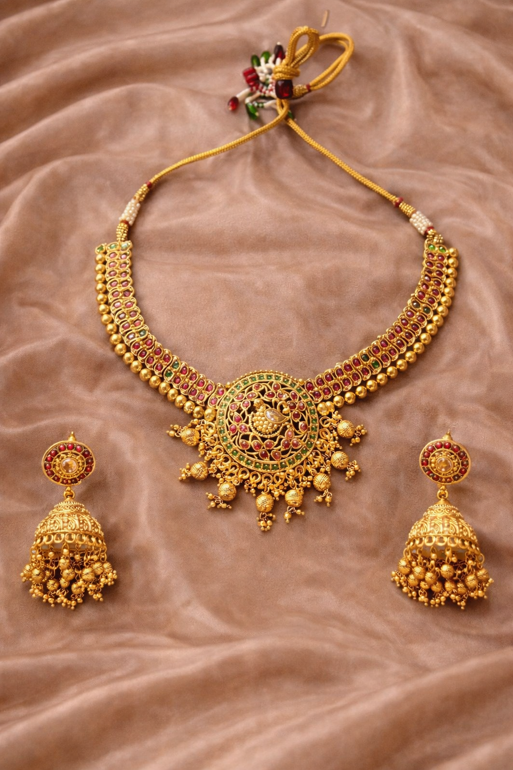 Chandralekha Antique Kundan Necklace Set