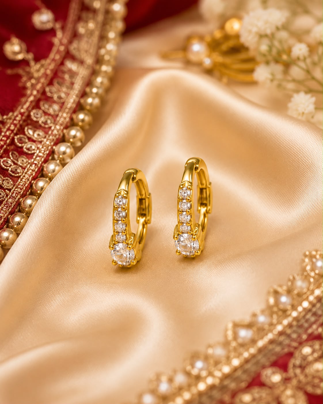 Sparkle Hoop Earrings