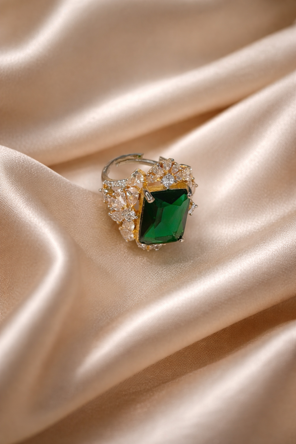 Ruby Royale CZ Cocktail Ring