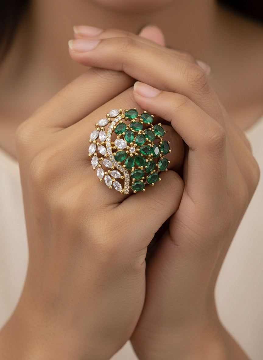 Golden Jewellery Ring