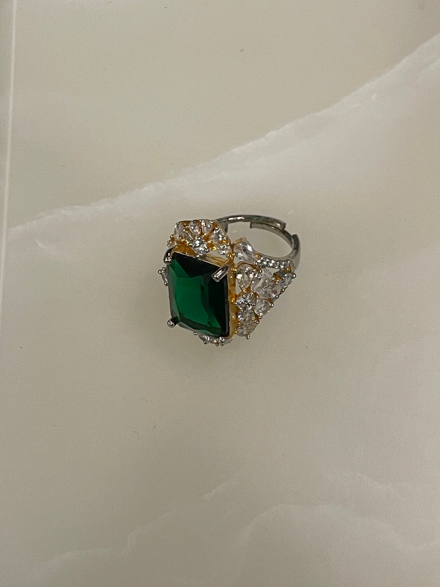 Ruby Royale CZ Cocktail Ring