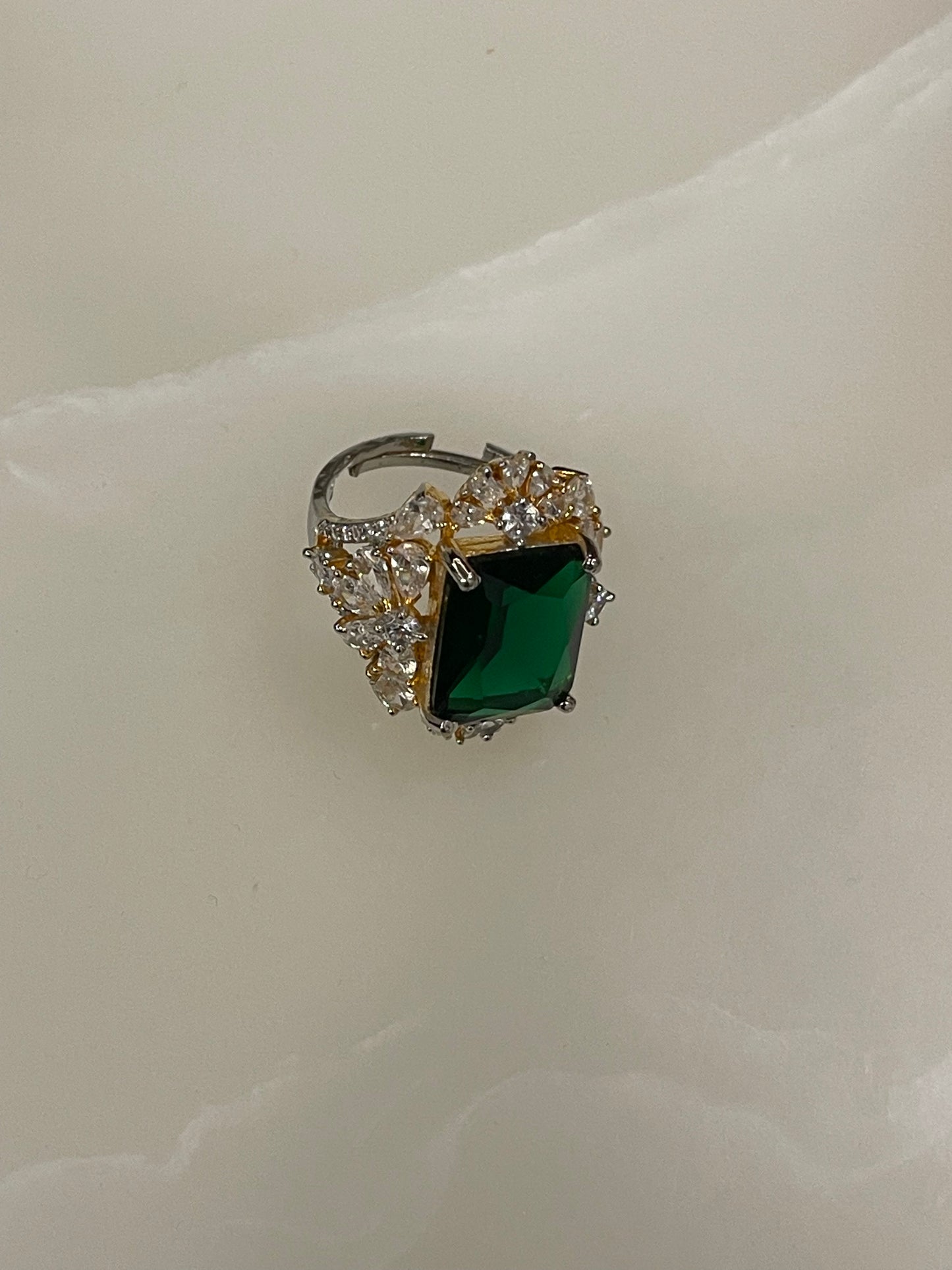 Ruby Royale CZ Cocktail Ring