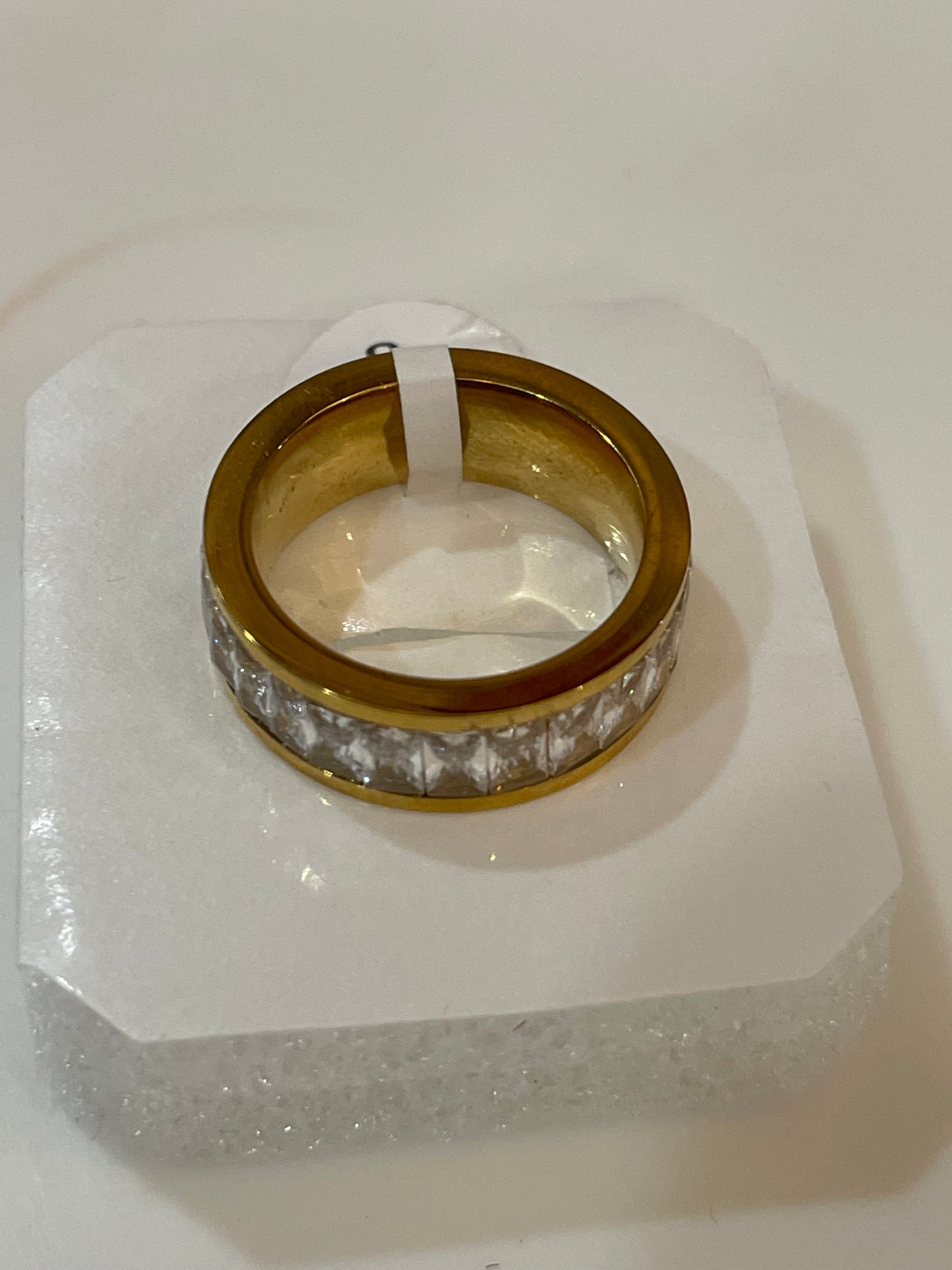 Crystal Aura Band Ring