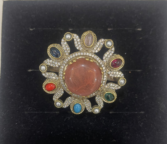 Navratna Royale Statement Cocktail Ring