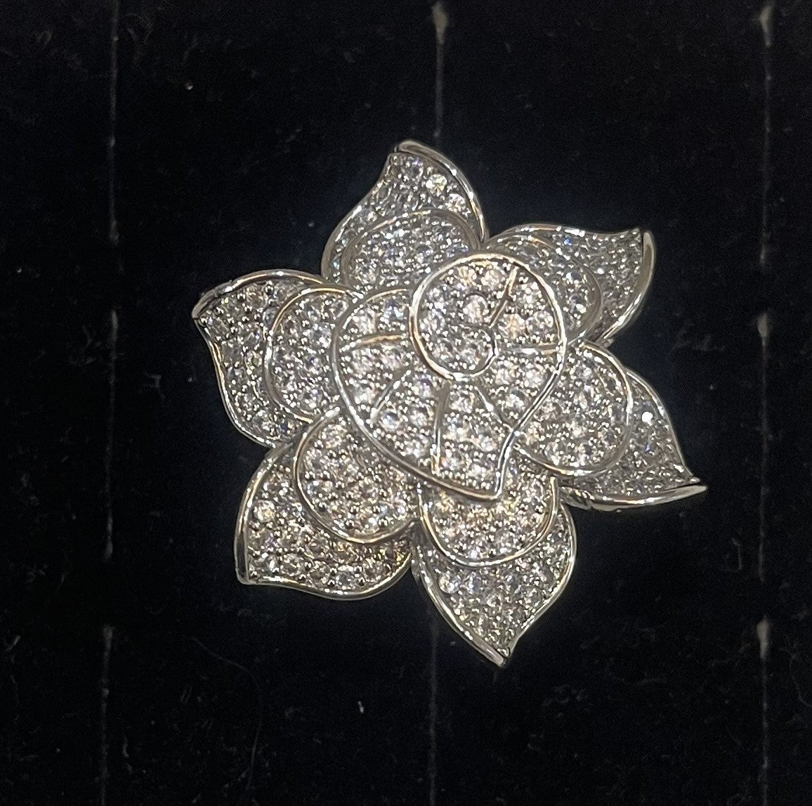 Silver Blossom Luxury Ring