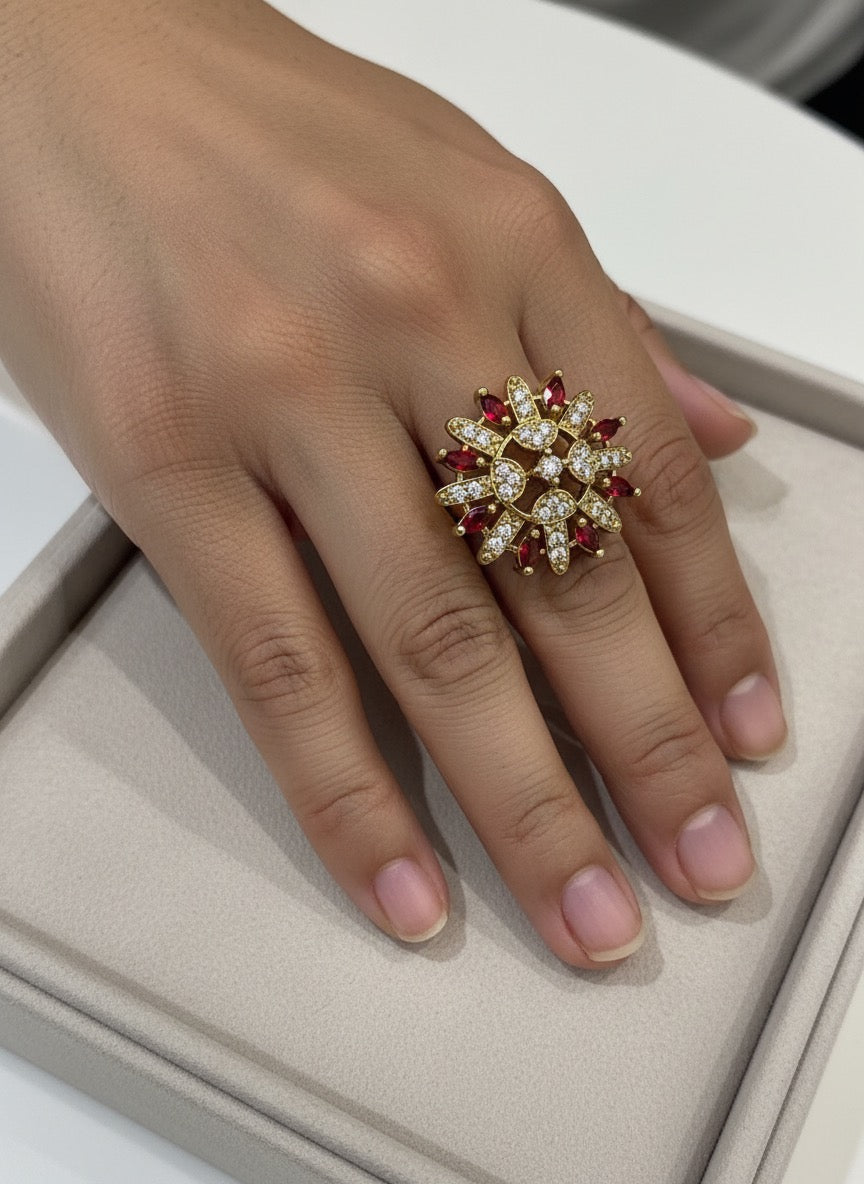 Jade Phoolarvi Statement Ring