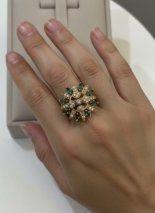 Jade Phoolarvi Statement Ring