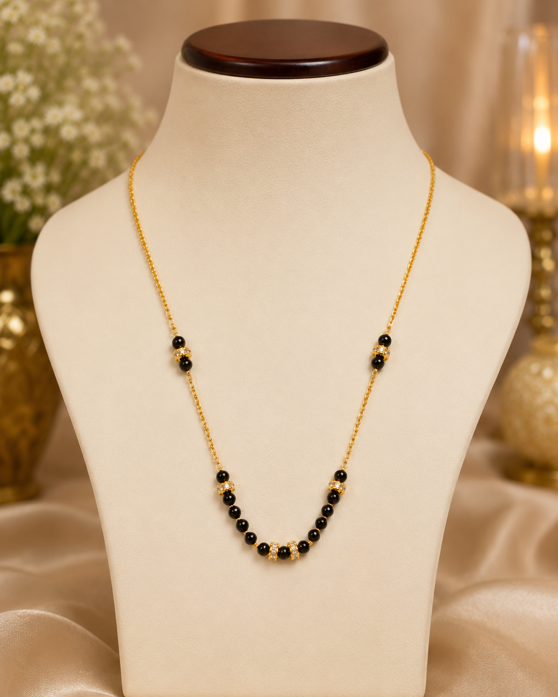 Classic Black Bead Mangalsutra