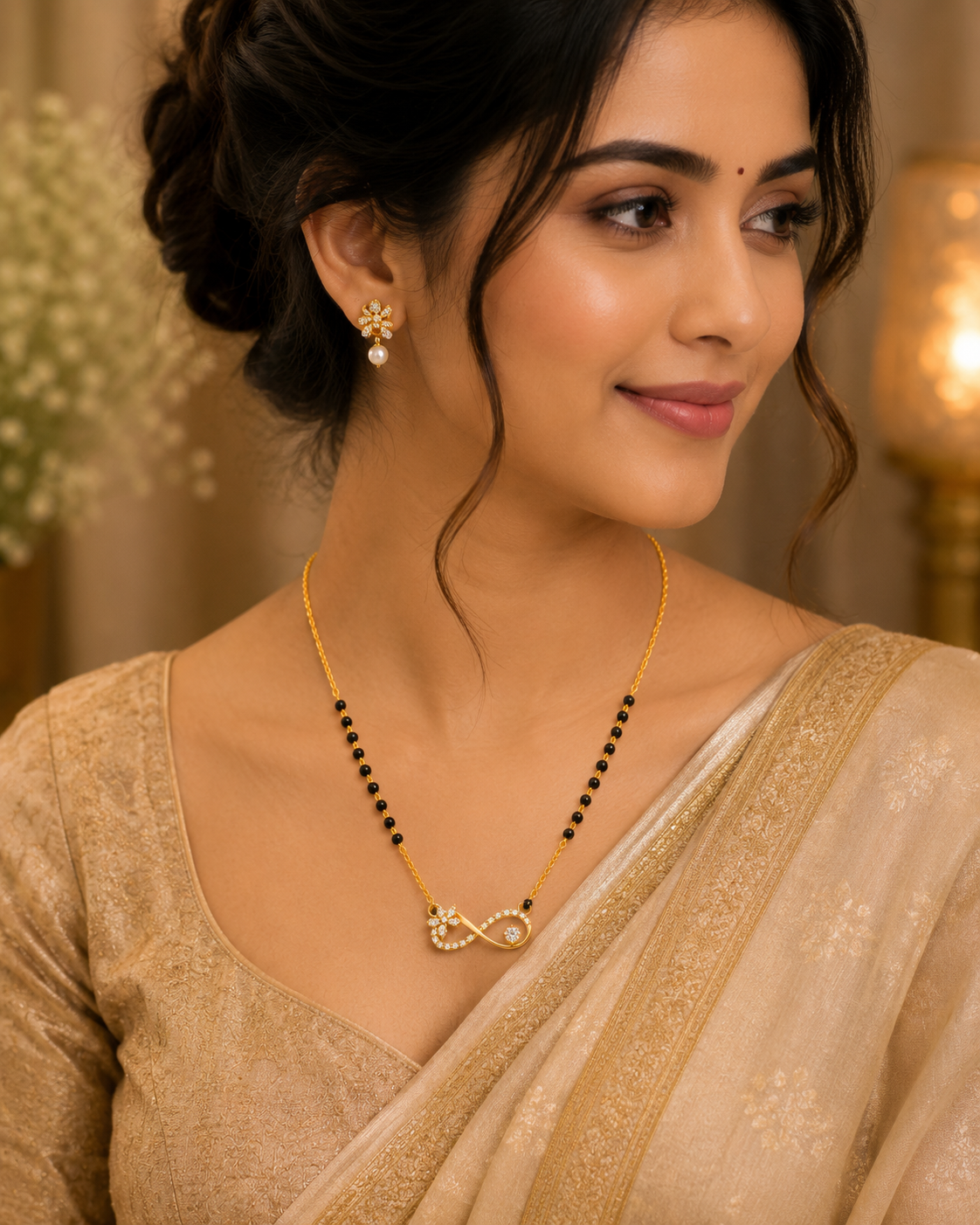 Eternal Infinity Crystal Mangalsutra