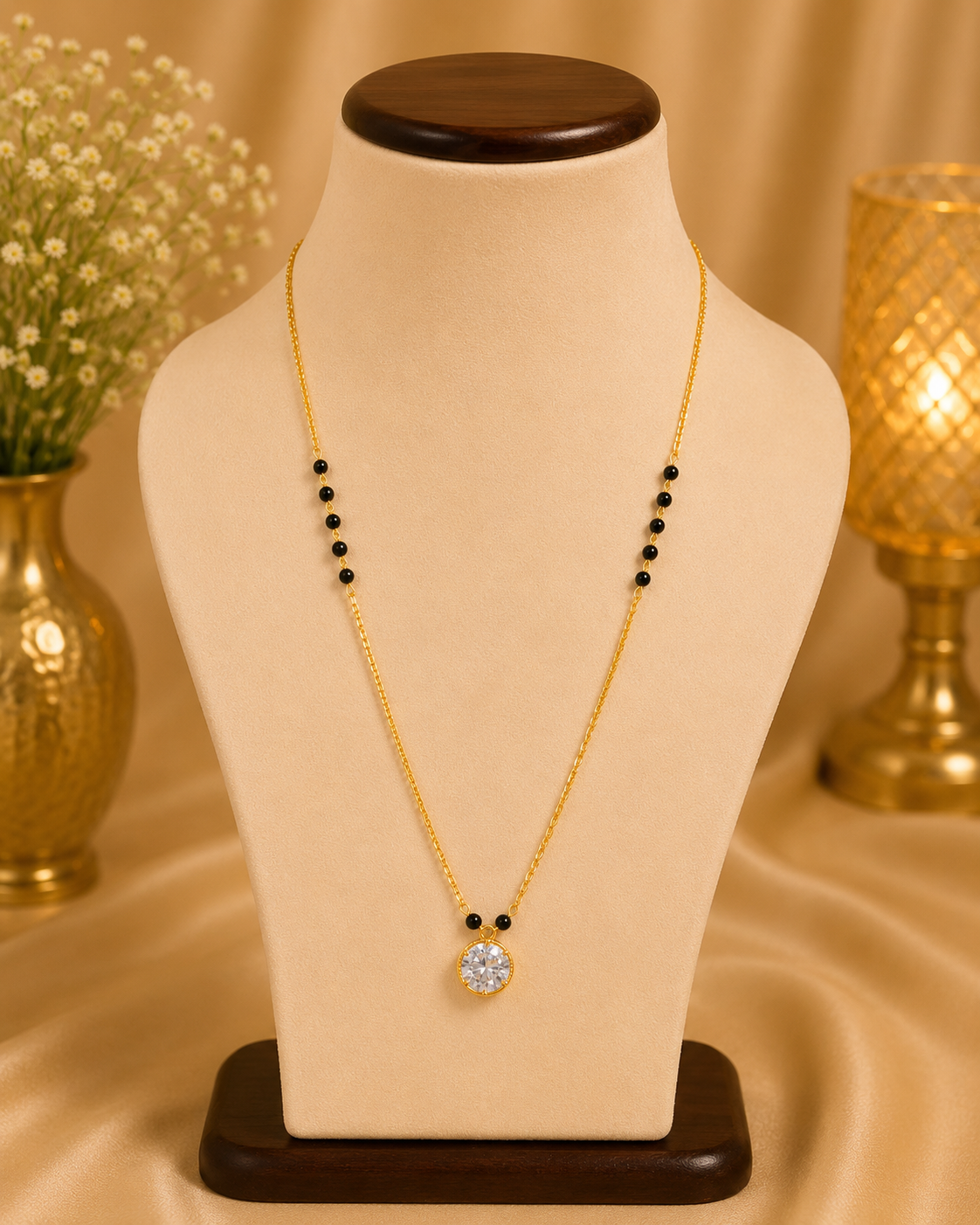 Celeste Solitaire Mangalsutra