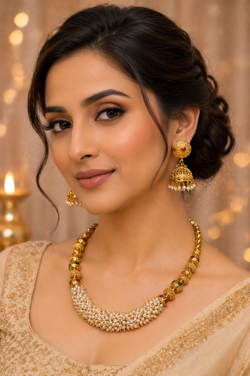 Pearl Ember Heritage Necklace Set