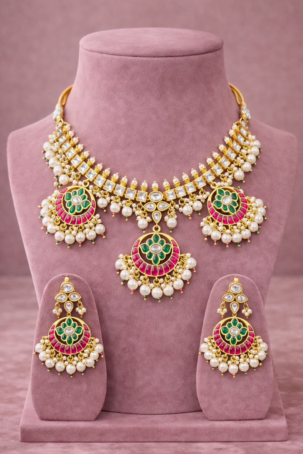 Paachi Kundan Heritage Necklace Set