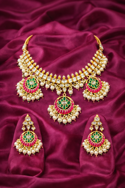 Paachi Kundan Heritage Necklace Set