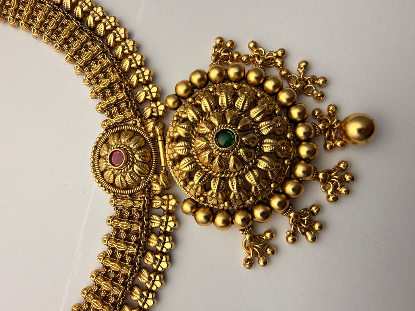 Rajwada Pushpa Haar Necklace Set