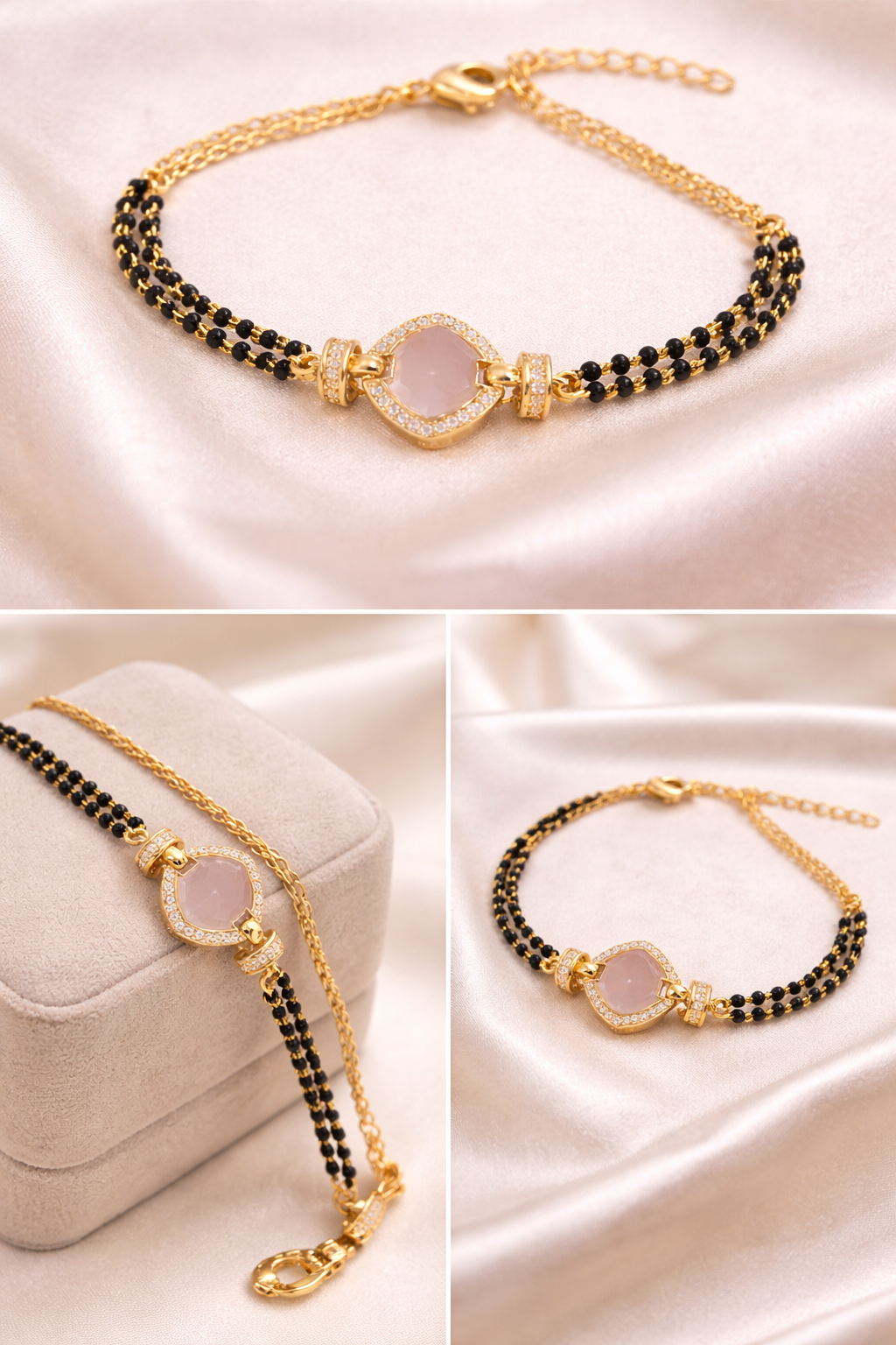 Swarna Mangala Mother of Pearls Bracelet