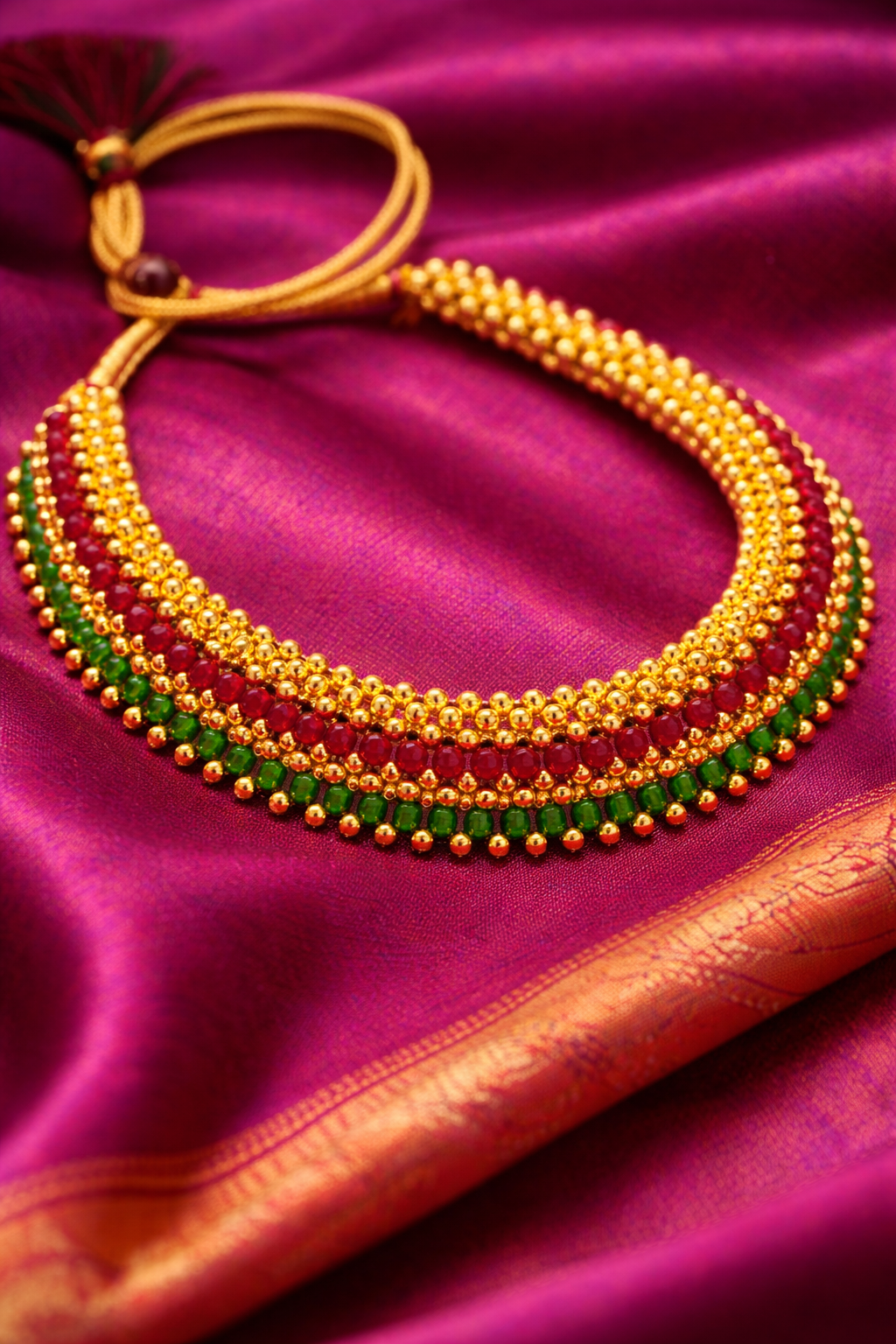 Little Maharani Multicolor Thushi Necklace