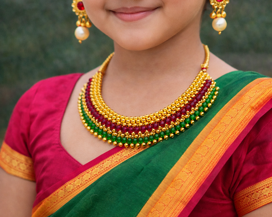 Little Maharani Multicolor Thushi Necklace